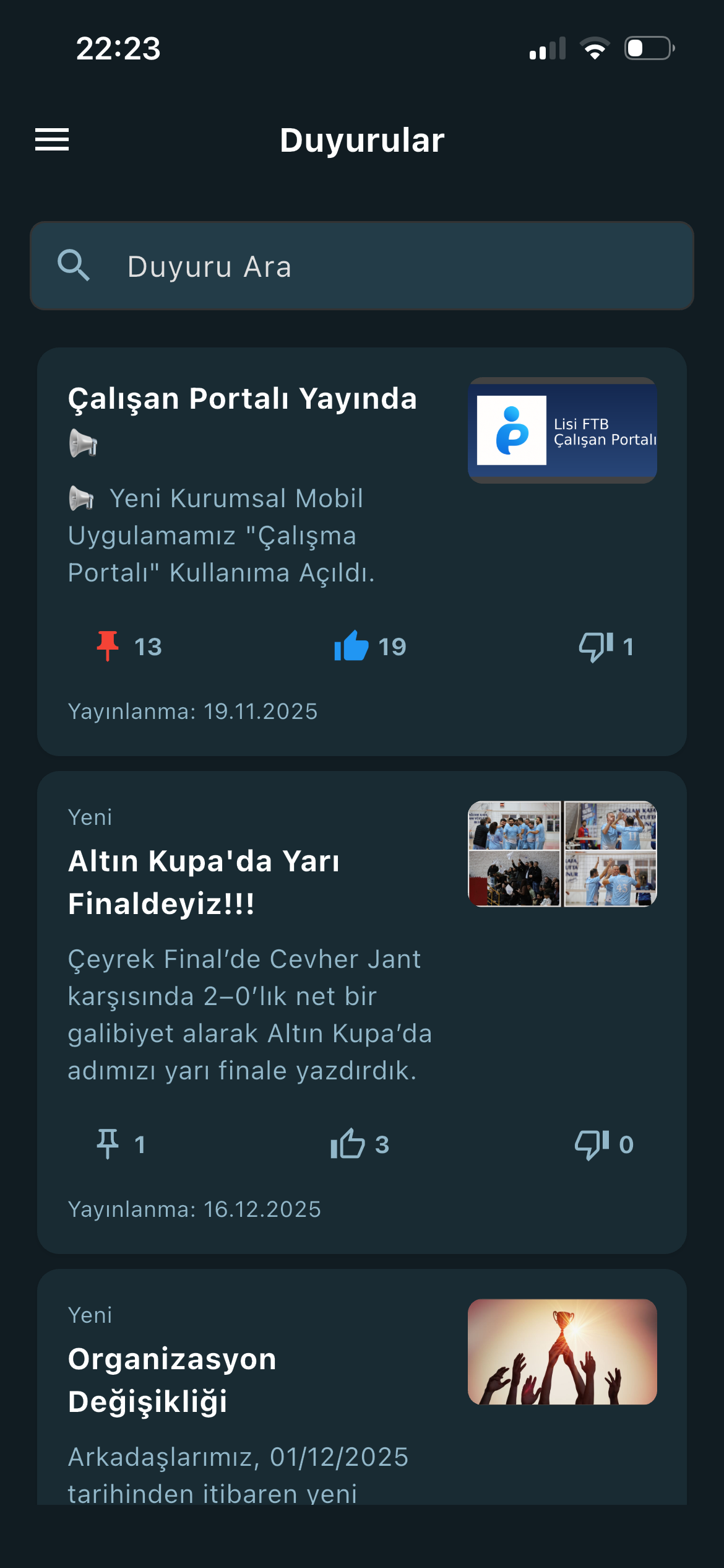 Duyurular